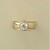 GPC 5mm CZ RUB SET TAPERING SHANK RING
