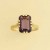 GPC 12x8mm PURPLE STONE RING