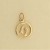 GPC 12mm PISCES ZODIAC PENDANT         =