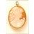 GPC OVAL LONDON CAMEO BROOCH/PDNT