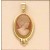 GPC 16x12mm OVAL ARI CAMEO PENDANT