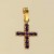 GPC 17x14mm AMETHYST CROSS             =