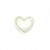 GPC WHITE GOLD 14mm TIF HEART PENDANT  =