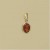 GPC 7x5mm OVAL GARNET RUBSET PENDANT