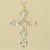 GPC 28x19mm B.T./CZ OVAL RUBSET CROSS