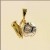 GPC 2 COLOUR FOOTBALL/BOOT CHARM