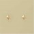 GPC DIAMOND SET 4mm POLISHED SQUARE STUD