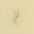 9ct 10pt DIAMOND YELLOW/WHITE PENDANT