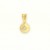 9ct 5pt DIAMOND SET YELLOW PENDANT