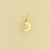 9ct 10pt DIAMOND SET YELLOW PENDANT
