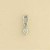 9ct WHITE 20pt DIA CLAW SET PENDANT   1Q