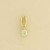 9ct 25pt DIAMOND CLAW SET PENDANT     1Q