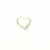 9ct WHITE 1pt DIAMOND SET TIF HEART