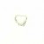 9ct WHITE 1pt DIAMOND SET TIF HEART
