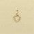 9ct 12pt DIAMOND CUT OUT HEART PENDANT
