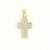 9ct 10pt DIA SET 14x10mm OPEN CROSS