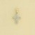9ct 5pt DIAMOND PAVE SET CROSS