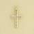 GPC 5pt DIA PAVE SET 17x12mm CROSS