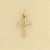 GPC 2pt DIA SET 9x5mm CST CROSS PEND.