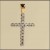 9ct 25pt DIAMOND SET CROSS