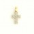 9ct 25pt DIA.CLAW SET 13x10mm CROSS
