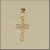 9ct 20pt DIAMOND 15x10mm CROSS