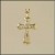 9ct 25pt DIAMOND 18x13mm CROSS