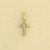 9ct 10pt DIAMOND CHANNEL SET CROSS