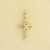 9ct 10pt DIAMOND WIRE WRAPPED CROSS