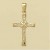 9ct 25pt DIAMOND CHANNEL SET CROSS
