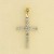 9ct 50pt DIAMOND SET CROSS