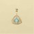 9ct 18pt DIAMOND/TOPAZ TRILLION PENDANT