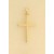 9ct 25pt 23x16mm YELL/WHITE DIAM CROSS