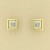 9ct 20pt SQ.DIAMOND SET SQUARE STUDS