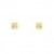 9ct 25PT DIA.SQUARE STUDS
