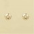 9ct 10pt DIAMOND RUB SET STUDS