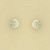 9ct 15pt DIA.YELL./WHITE RUBSET STUDS