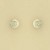 9ct 20pt DIA.YELL./WHITE RUBSET STUDS