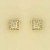 9ct 25pt DIAMOND SQUARE CLUSTER STUDS