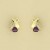 9ct 8pt DIA.TRILLION AME KISS CROSS STUD