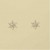 9ct WHITE 15pt DIAMOND CLUSTER STUDS   =