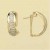 9ct 50pt DIAMOND CLIP FIT STUD HOOPS
