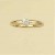 9ct 10pt DIAMOND RUB OVER SOLITAIRE