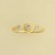 9ct 25pt DIAMOND 3 STONE RUBSET RING