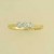 9ct 25pt DIAMOND 3 STONE RING