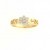 9ct 25pt DIA.SET S DESIGN CLUSTER RING