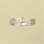 9ct WHITE 50pt DIAMOND CHANNEL 1/2 ET