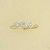 9ct 10pt DIA ILLUSION SET 3 STONE RING