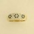 9ct 32pt DIA/18pt SAPH DOMED RING