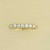 9ct 35pt DIAMOND 7 STONE DRESS RING